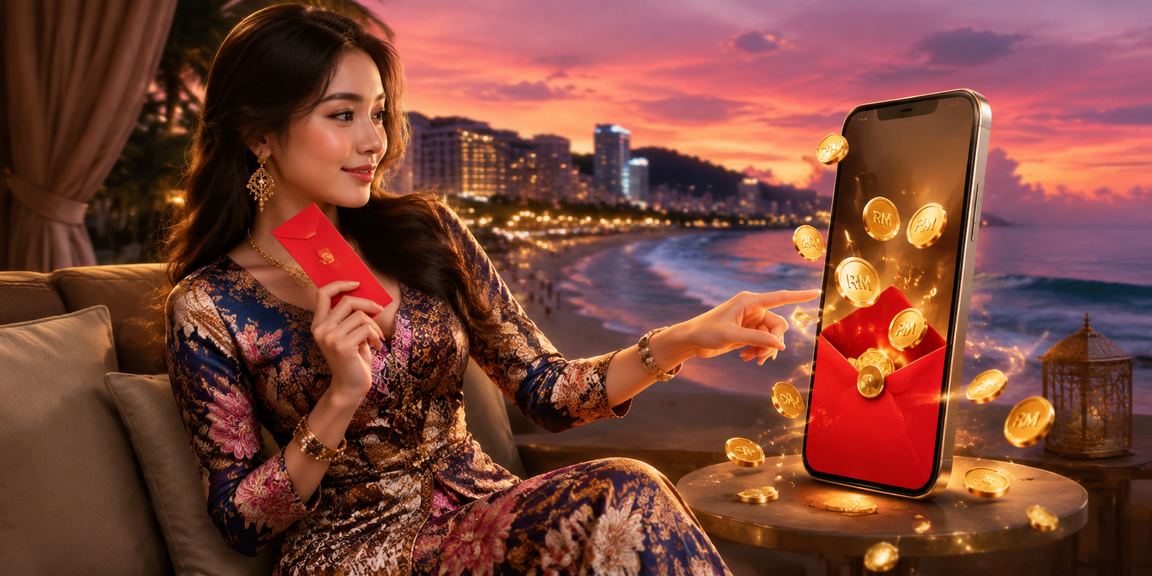 Amplop merah bonus Hari Raya dan Tahun Baru Cina untuk pengguna e-sukan es125 di Penang