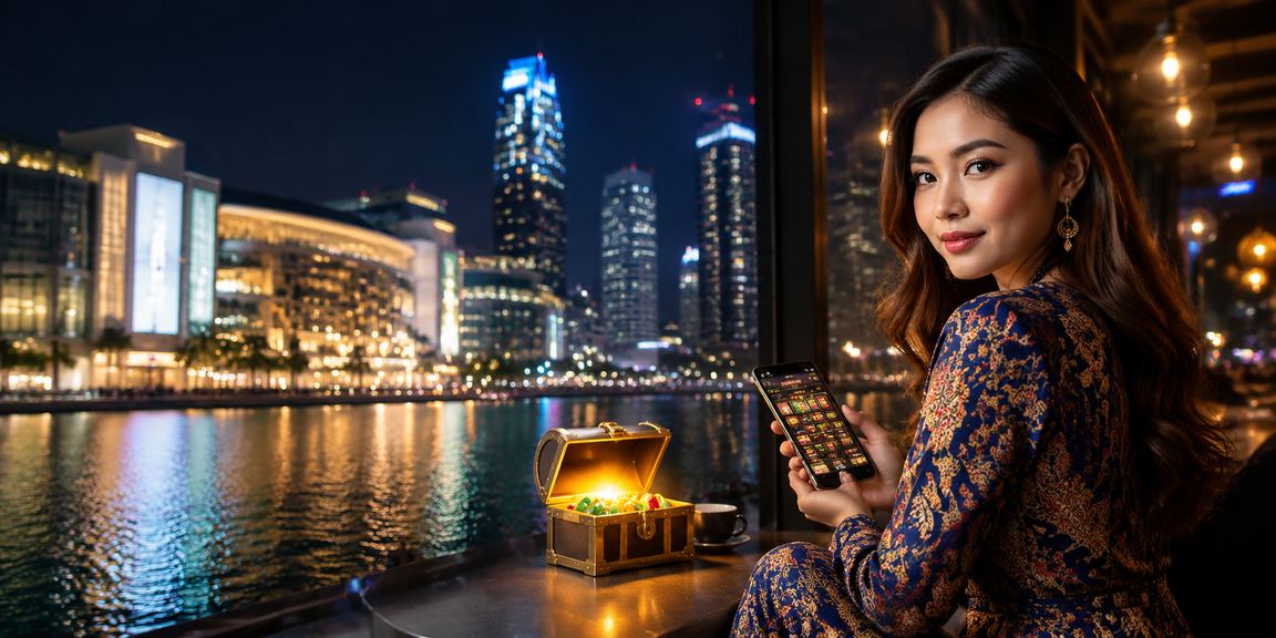 Pengguna dari Petaling Jaya mengakses platform pertaruhan es125 dengan rekabentuk batik Malaysia
