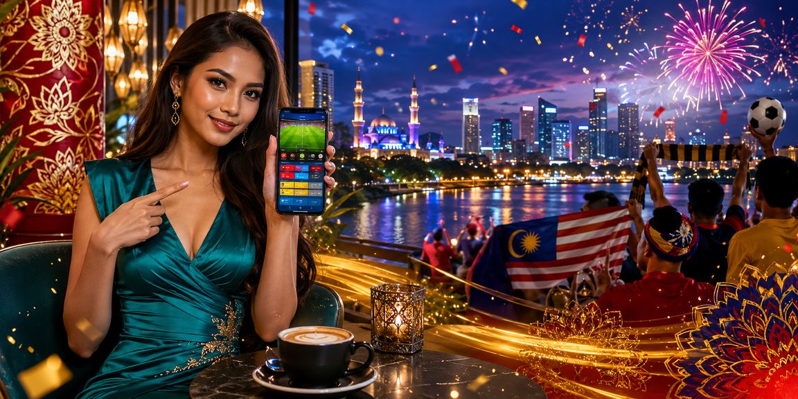 Peminat bola sepak di Selangor mengikuti pertaruhan sukan langsung melalui es125 pada skrin telefon